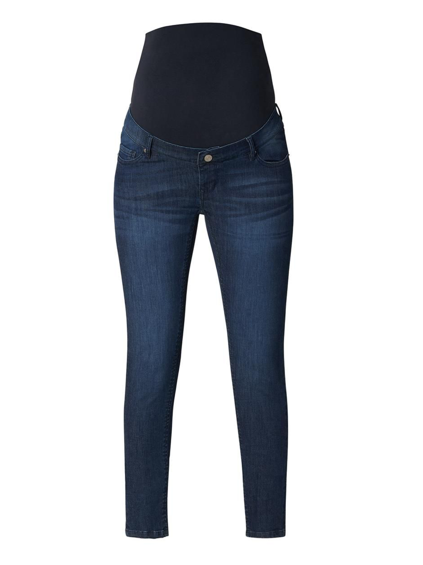 Jeans de grossesse Skinny en denim bleu foncé