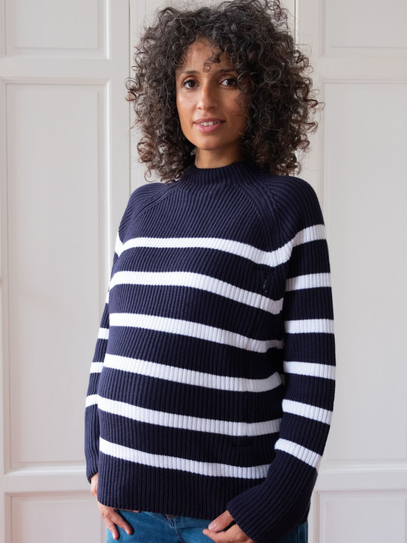 Pull marin de grossesse premium