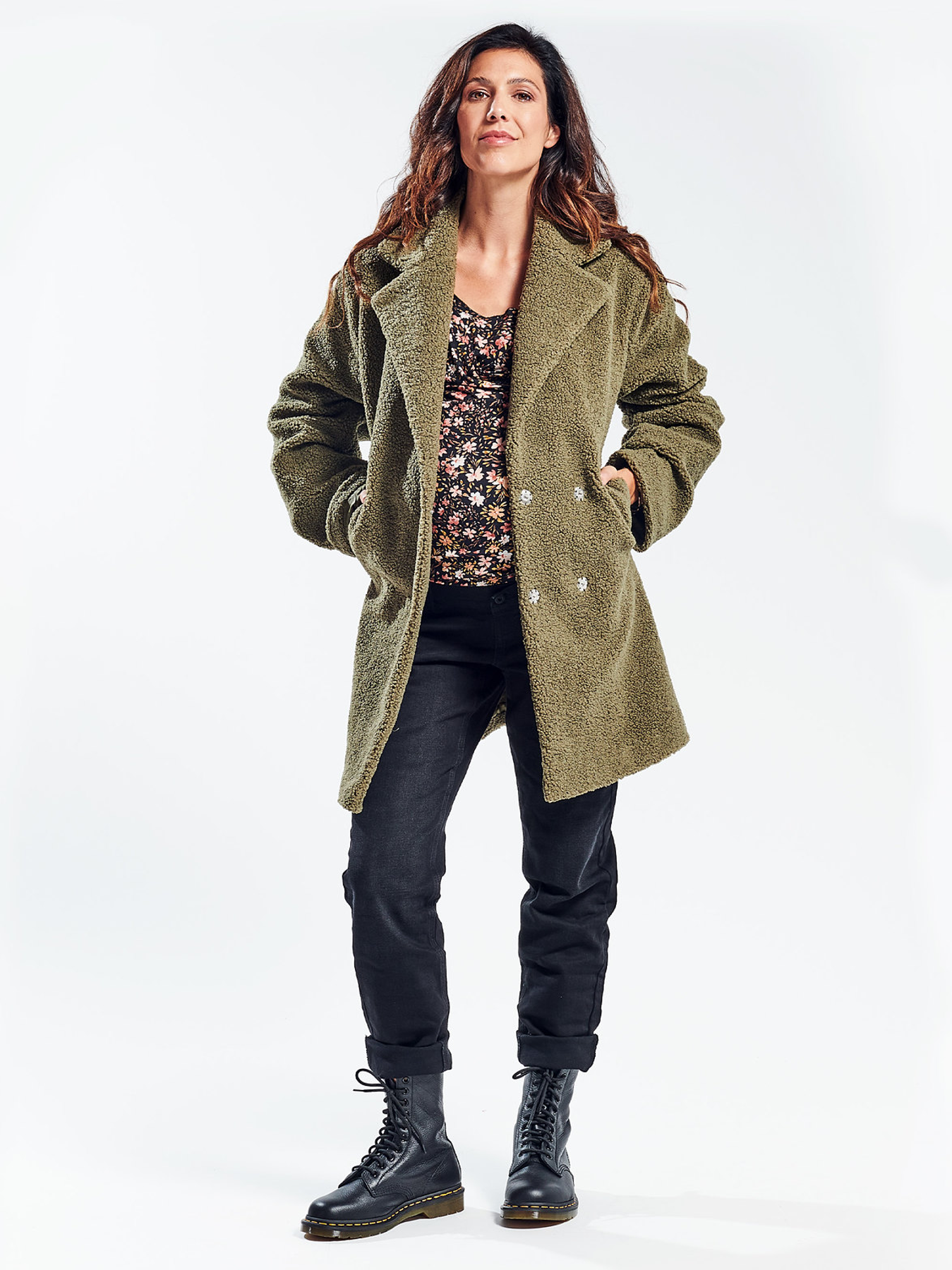 Manteau de grossesse Teddy Olive