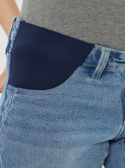 Jeans de grossesse Boyfriend en denim clair