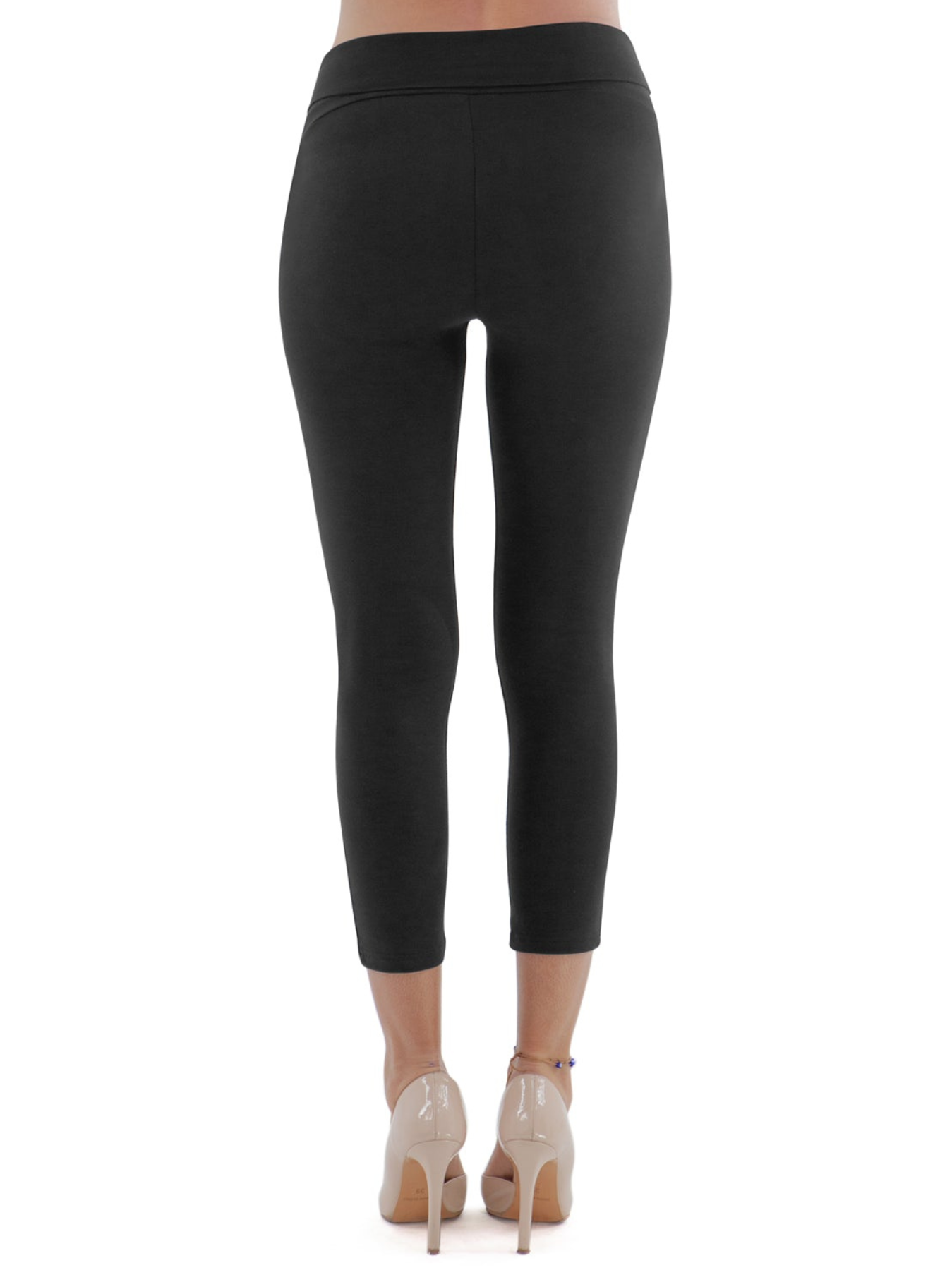 Legging de grossesse en coton respirant 7/8 Noir