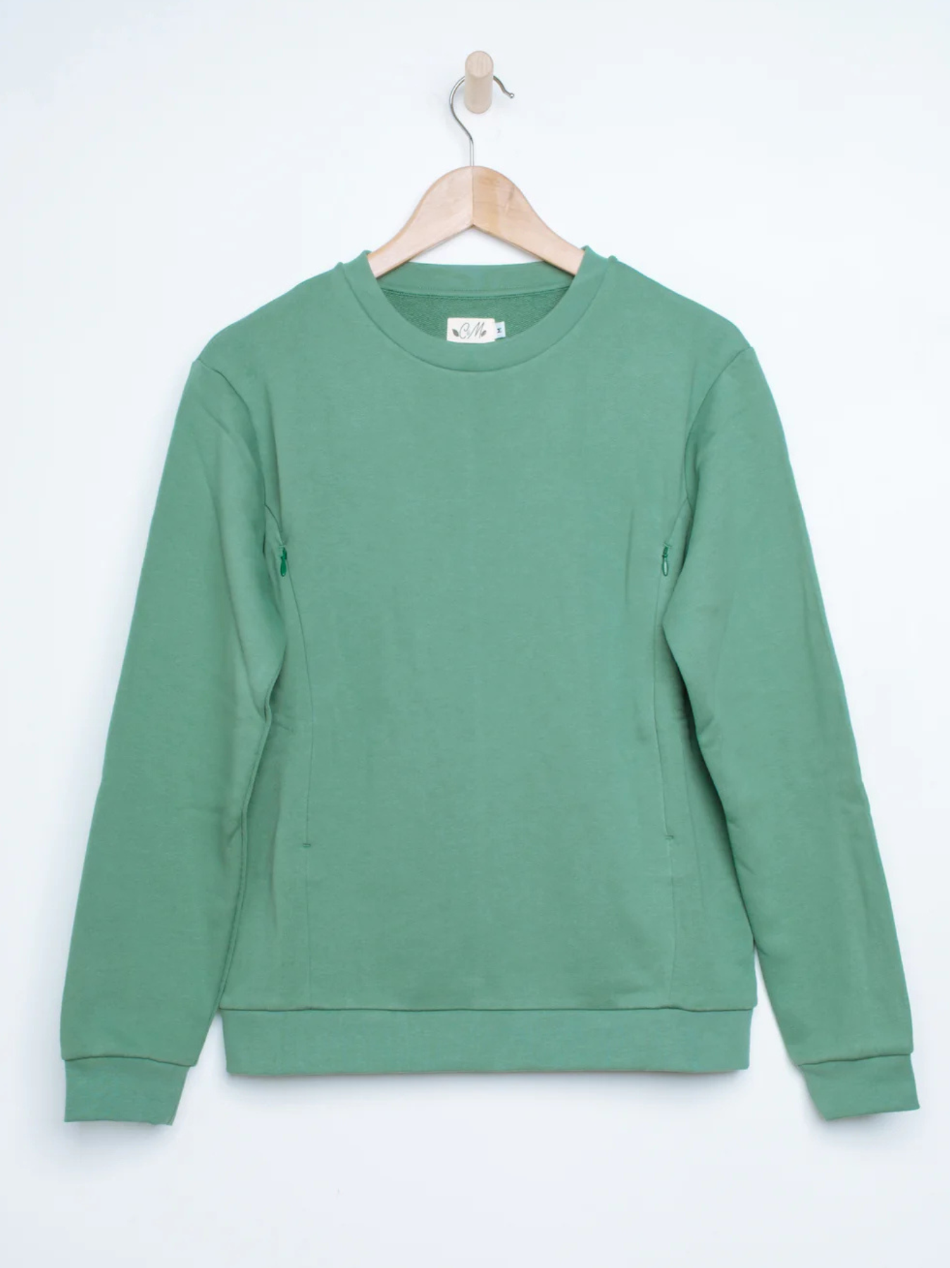 Sweater de maternité Vert sauge